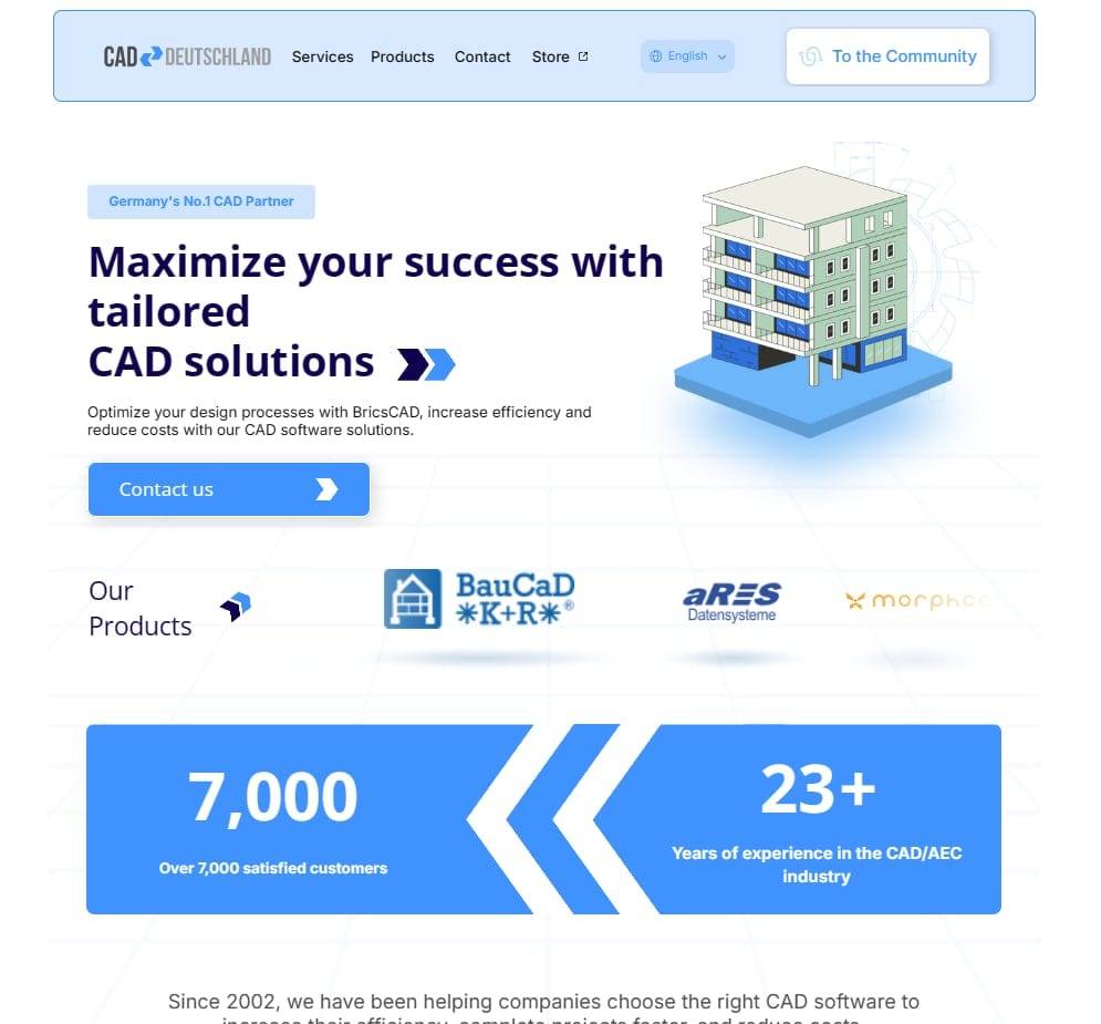 CAD Germany — B2B-Software